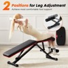 Sevobal Home Gym Equipment Weight Bench Adjustable Workout Bench for Home Gym Foldable Bench Press for Training Home Gym, Black, 53.1"*15.9"*21.4" - 4 of 4