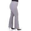 Rekucci Plus Size Comfort Knit Bootcut Leg Pants for Curvy Women with Tummy Control - 2 of 4