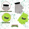 ABG Accessories Boys TMNT Winter Hat and Gloves set – Black and Green Winter Beanie and Gloves set for boys ages 4-14 Years - 3 of 4