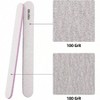 100 Pieces Nail Files 100/180 Grit Double Sided Emery Board,Easy to clean and water resistant - 3 of 4