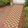 Playa Rug Damas Checkered Indoor Outdoor Runner Rug - 2 of 4