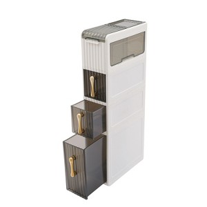 YIYIBYUS Bathroom Floor Cabinet, Toilet Paper Holder Organizer - 1 of 4