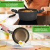 NutriChef 12pc Non-Stick Kitchen Cookware Set - Stylish Metallic Ridge-Line Pattern (NCCW12S.5) - 4 of 4