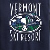 Boys' - Peanuts - Snoopy and Woodstock Vermont Ski Resort Graphic Long Sleeve Fleece Sweatshirt - 2 of 4