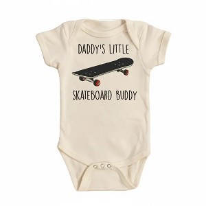 Skateboarding Newborn Baby Onesie® Bodysuit GS1 - 1 of 4