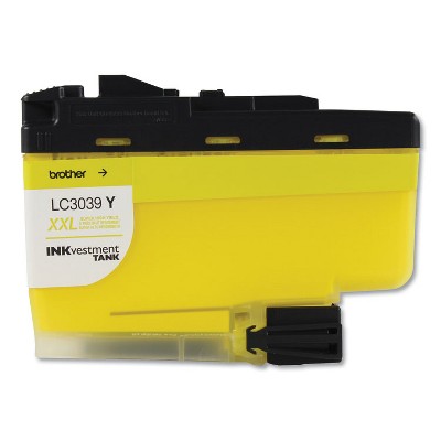 Brother LC3039Y INKvestment Ultra High-Yield Ink 5000 Page-Yield Yellow