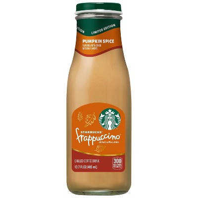 Starbucks Frappuccino Pumpkin Spice - 13.7 fl oz Glass Bottle: Naturally Flavored