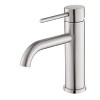 Kumasinova 7.9" Single Handle Bathroom Sink Faucet,1-Hole Stainless Steel Vanity Basin Mixer Faucet Lavatory Tap - 2 of 4