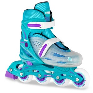 Crazy Skates 148 Adjustable Inline Skates For Girls And Boys - Unisex Skates - Adjust To Fit 4 Sizes - 1 of 4