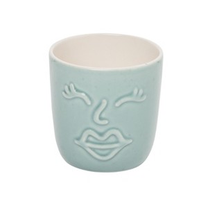 Totalee Gift Blue Face Small Planter Ceramic Blue - 1 of 1
