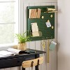 Metal Pegboard Wall Organizer Set Green/Gold - Hearth & Hand™ with Magnolia - 2 of 4