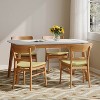 Christopher Knight Home Bryner Mid-Century Modern Fabric Upholstered Wood 5 Piece Dining Set - 2 of 4
