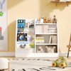 4 Tier Kids Bookshelf, Kids Book Shelf for Kids Rooms, Wood Children Bookcase,Baby Storage Book Rack,Toddler Bookshelf - 4 of 4