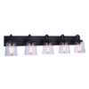 Craftmade Lighting Elsa 5 - Light Vanity in  Flat Black - 3 of 4