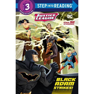 Black Adam Strikes! (DC Justice League) - (Step Into Reading) by Frank Berrios (Paperback)