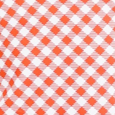 coral gingham