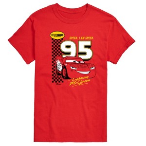 Men's - Cars - Lightning McQueen Speed I Am Speed Short Sleeve Graphic T-Shirt - 1 of 4