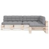 vidaXL Pallet Sofa Cushions 7 pcs Gray - image 3 of 4