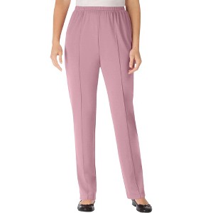 Woman Within Plus Size Tall The Hassle-Free Elastic-Waist Soft Knit Pant - 1 of 4