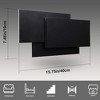 Runesay 15.75”/36W LED Modern Wall Sconce Indoor Matte Black Wall Mount Light, Natural White 4000K - 2 of 4