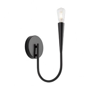 Artcraft Lighting Bronte 1 - Light Sconce in  Black - 1 of 3