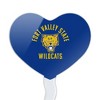 Fort Valley State University Wildcats Logo Heart Love Cupcake Picks Toppers Decoration Set of 6 - image 2 of 4