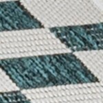 turquoise/cream