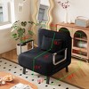 33.5" Single Sofa Chair with Pillow and Sturdy Steel Frame - 2 of 4