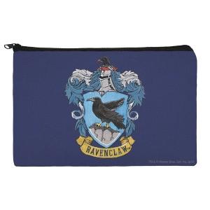 Harry Potter Ravenclaw Painted Crest Makeup Cosmetic Bag Organizer Pouch - 1 of 4