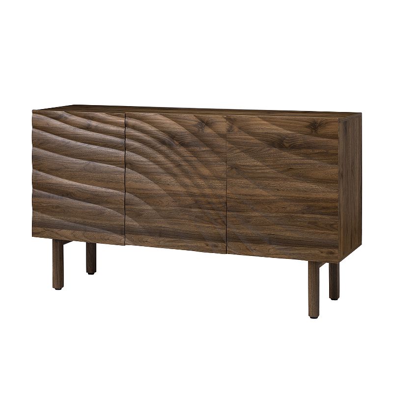Mopsus 58" Mordern Storge Cabinet with Solid Wood Legs | KARAT HOME, 3 of 12
