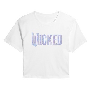Women's - Wicked - Sparkle Logo Cropped Graphic T-Shirt - 1 of 4