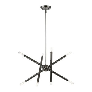 Livex Lighting Soho 8 - Light Chandelier in  Black Chrome - 1 of 1