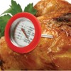 Norpro Soft Grip Silicone Meat Thermometer, Red, 1.75 Inch Dial - 2 of 2