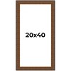 PosterPalooza | Panoramic Museum Black Picture Frame - UV Acrylic, Foam Board Backing, Hanging Hardware - 2 of 4