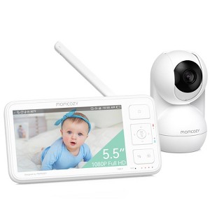 Momcozy 5.5" Video Baby Monitor BM03 - White - 1 of 4