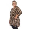 Plus Size Printed Geometric Tunic Top - White Mark - 2 of 4