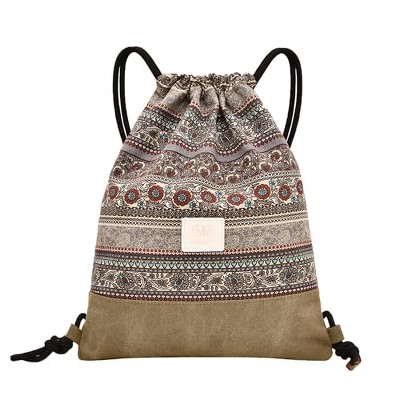 Generic  Drawstring Bags - Lightweight & Compact Bag for Yoga, Gym