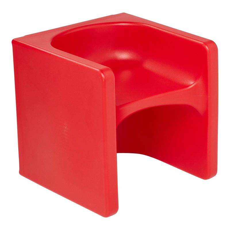ECR4Kids Tri-Me Adaptable Kids Cube Chair, Indoor Outdoor Plastic, 3-in-1 Multipurpose Table/Seat, 1 of 9