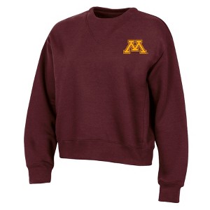 NCAA Minnesota Golden Gophers Women's Fashion Fleece Sweatshirt - 1 of 3