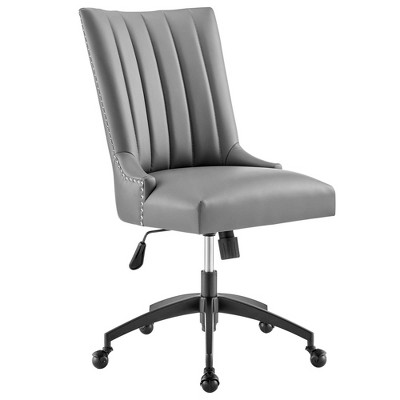 Modway Empower Channel Tufted Vegan Leather Office Chair
