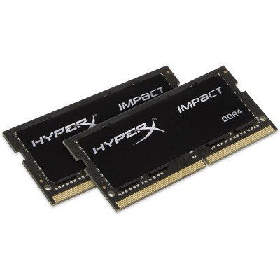 Kingston HyperX Impact 32GB DDR4 SDRAM Memory Module - 32 GB (2 x 16 GB) - DDR4-2666/PC4-21300 DDR4 SDRAM - CL15 - 1.20 V - Non-ECC - Unbuffered