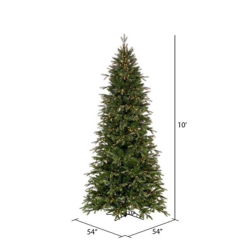Vickerman Artificial Slim Douglas Fir Christmas Tree, 3 of 8