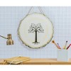 Silver Buffalo The Lord Of The Rings White Tree Of Gondor Hanging Wall Sign | 15 x 15 Inches - 4 of 4