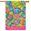 Briarwood Lane Easter Eggs Holiday House Flag Decorated Eggs 28" x 40" Briarwod Lane - 2 of 4