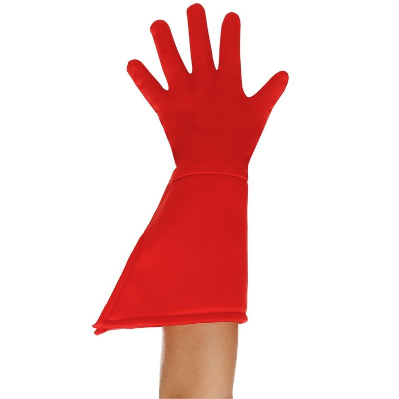 HalloweenCostumes.com   Child Red Superhero Gloves, Red, 1 of 2