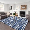 Farmhouse Washable Area Rug,Ultra-Thin Low-Pile Non-Slip Carpet for Living Room, Bedroom, Dining & Office - 2 of 4