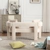 51"Modern Chenille Loveseat Sofa,Comfy Upholstered 2 Seater Sofa With 2 Pillows,Small Loveseat Sofa,Loveseat Couch -Maison Boucle - 3 of 4