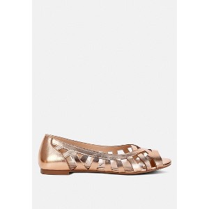 Moira Woven Peep Toe Women Flats - 1 of 4