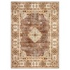 Area Rugs: Washable Non-Slip Vintage Boho Carpet, Soft Low Pile Foldable Stain Resistant Rug for Living Room, Bedroom, Home, Dining Room - 3 of 4
