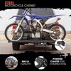 Black Widow Steel Motorcycle, Dirt Bike, or Scooter Carrier with Loading Ramp for 2 Inch Truck or SUV Hitch Receiver, 500 Pound Capacity - 3 of 4